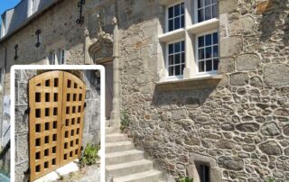 Menuiserie et porte d'entrée en bois rénovation extrême