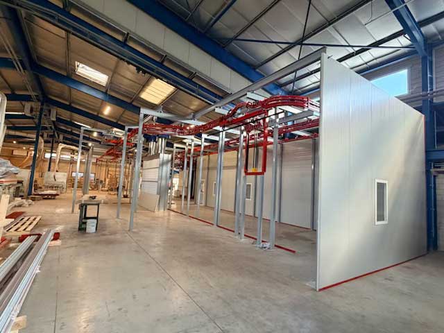 Fenêtre en bois robot